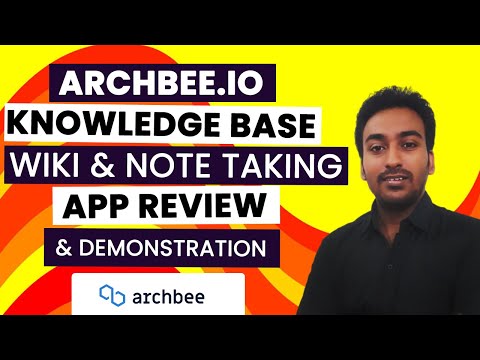 Archbee Review - Wiki, Knowledgebase &amp; Note Taking App Walk-through