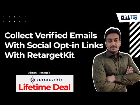 Collect Verified Emails With Social Opt-in Links With RetargetKit - Boost Alternative