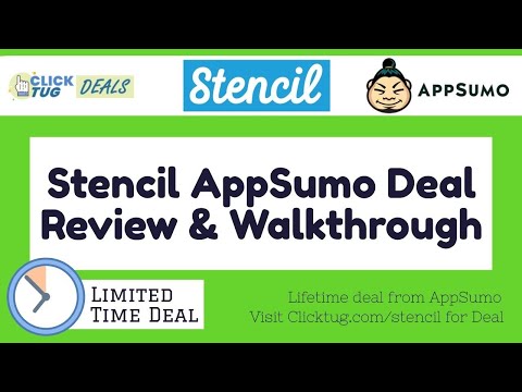 Stencil Review - Image Creation for Social Media (AppSumo LTD Deal)