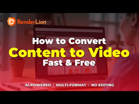 Transform Any Content into Short Videos with RenderLion – Free &amp; Easy