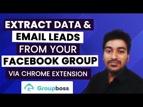 Facebook Group Questions Data &amp; Email Extractor with Groupboss Chrome Extension