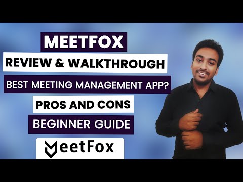 Meetfox Review - Online Meeting Management Software System