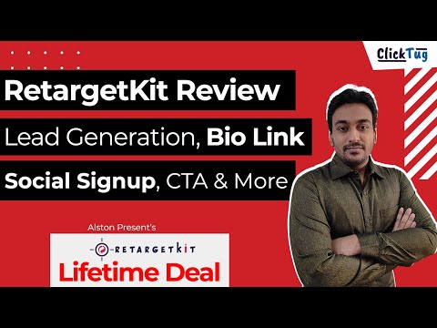 RetargetKit Review - Lead Generation, Bio Link, Curated Page, Social Signup &amp; More