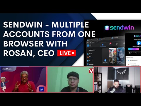 Sendwin - Multiple Accounts From One Browser With Rosan, CEO