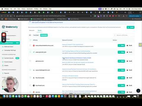 Endorsely 2.0 Demo - Launch Your SaaS Affiliate Program in 10 Minutes