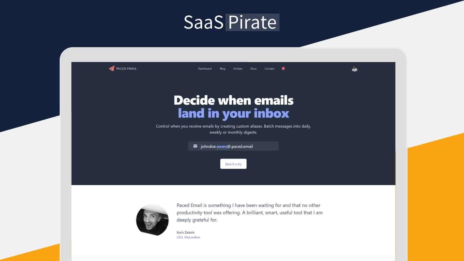 Paced Email Lifetime Deal