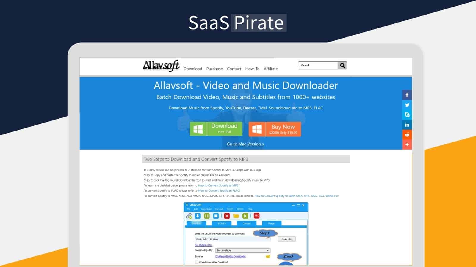 Evaporate Subordinate approve Allavsoft Lifetime Deal - Video and Music Downloader
