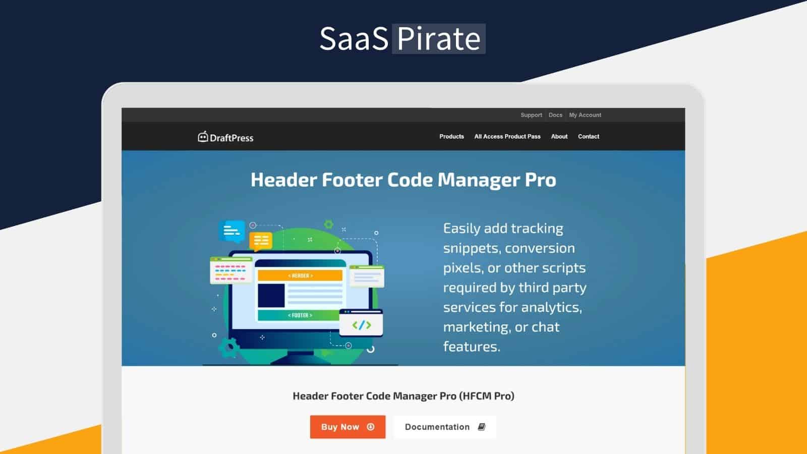 Header And Footer Code Manager