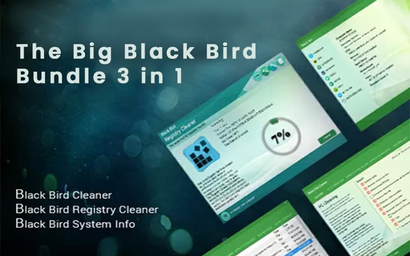 Big Black Bird Bundle Lifetime Deal - Pc Optimization Software Bundle