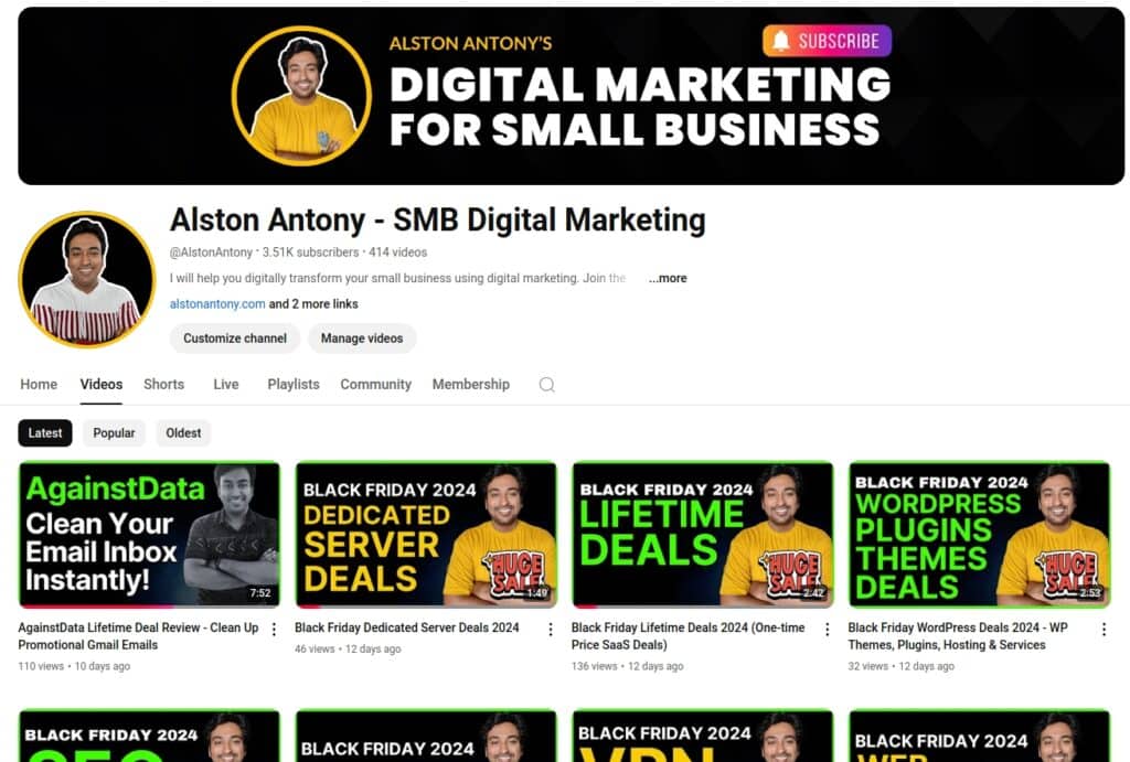 Cheap software and deals videos