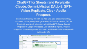 Gpt For Sheets Lifetime Deal