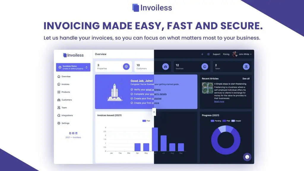 Invoiless Lifetime Deal - Data Analysis, Visualization Software