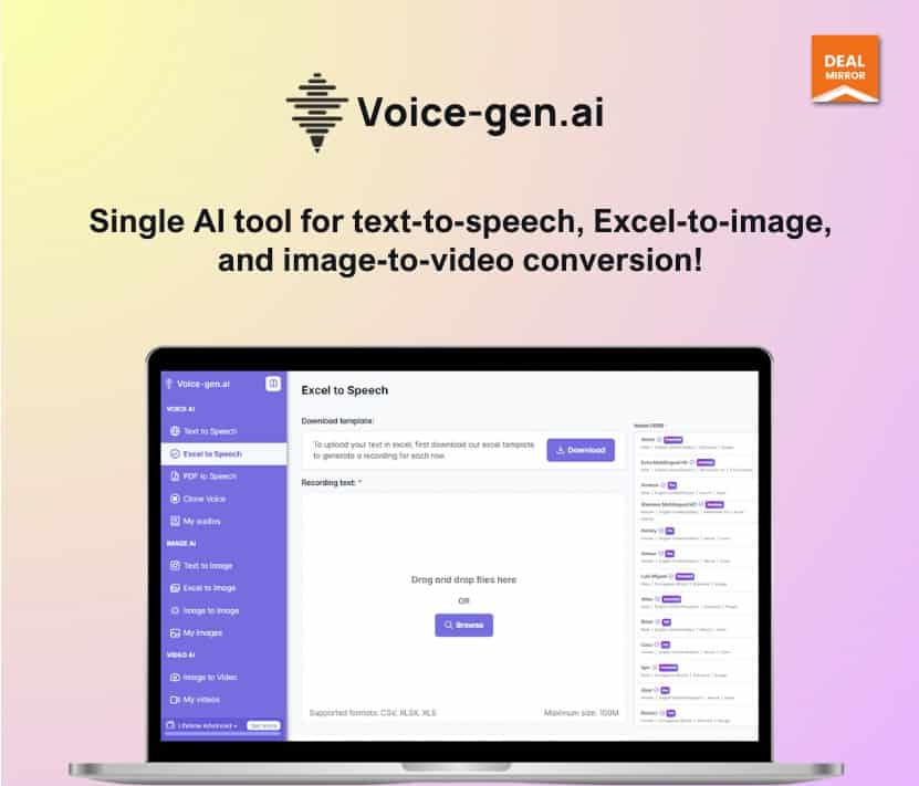 Voice-Gen.Ai Lifetime Deal
