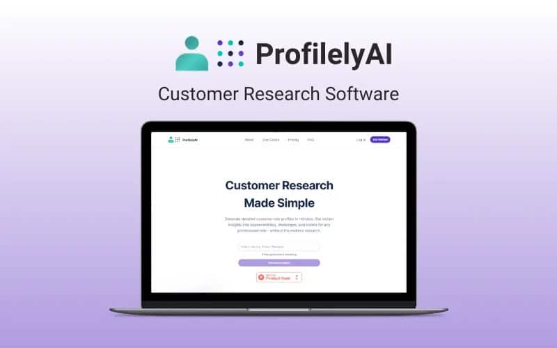 Profilely Profilelyai Lifetime Deal - Customer Research Automation Tool
