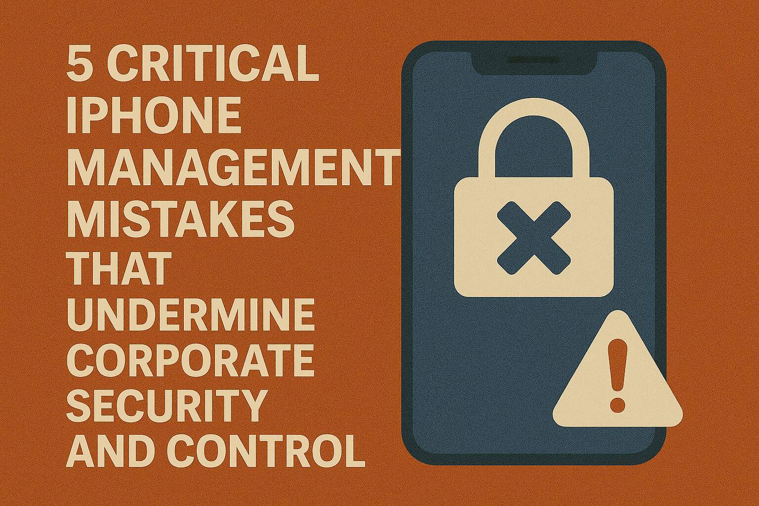 Critical iPhone Management Mistakes