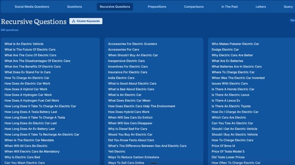 Recursive Search