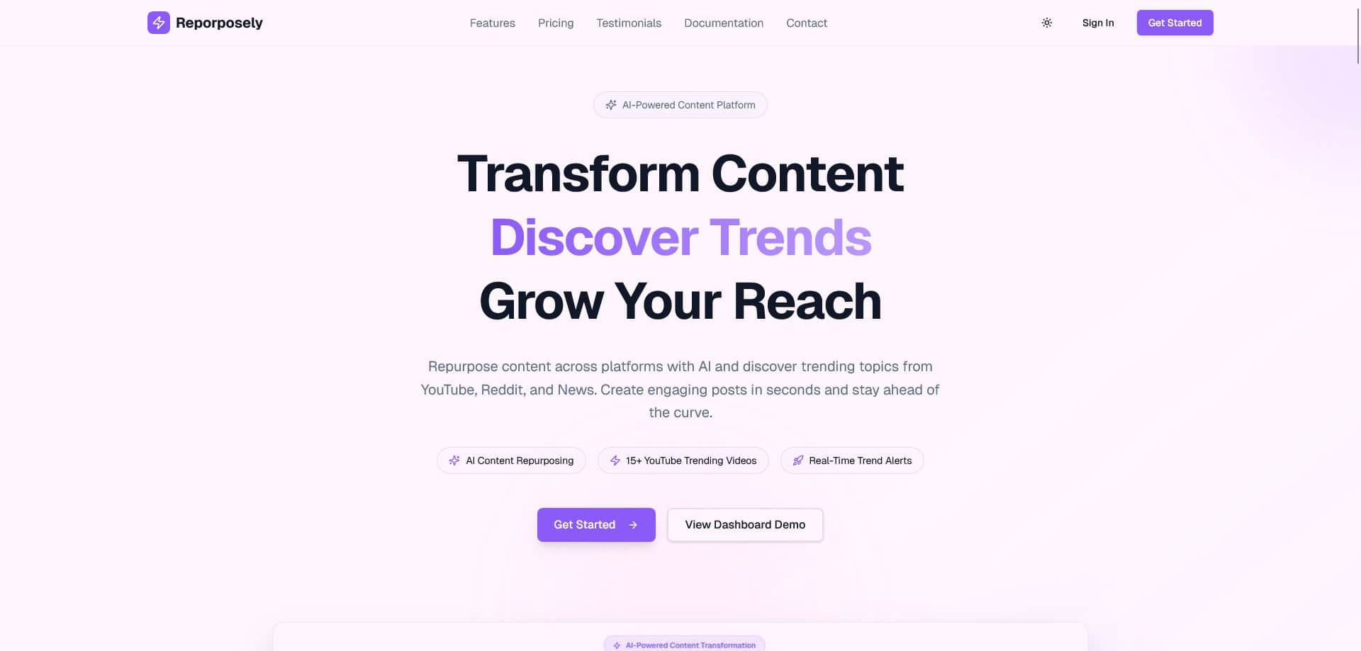 RepurposeAI Lifetime Deal