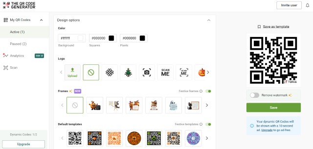 The QR Code Generator
