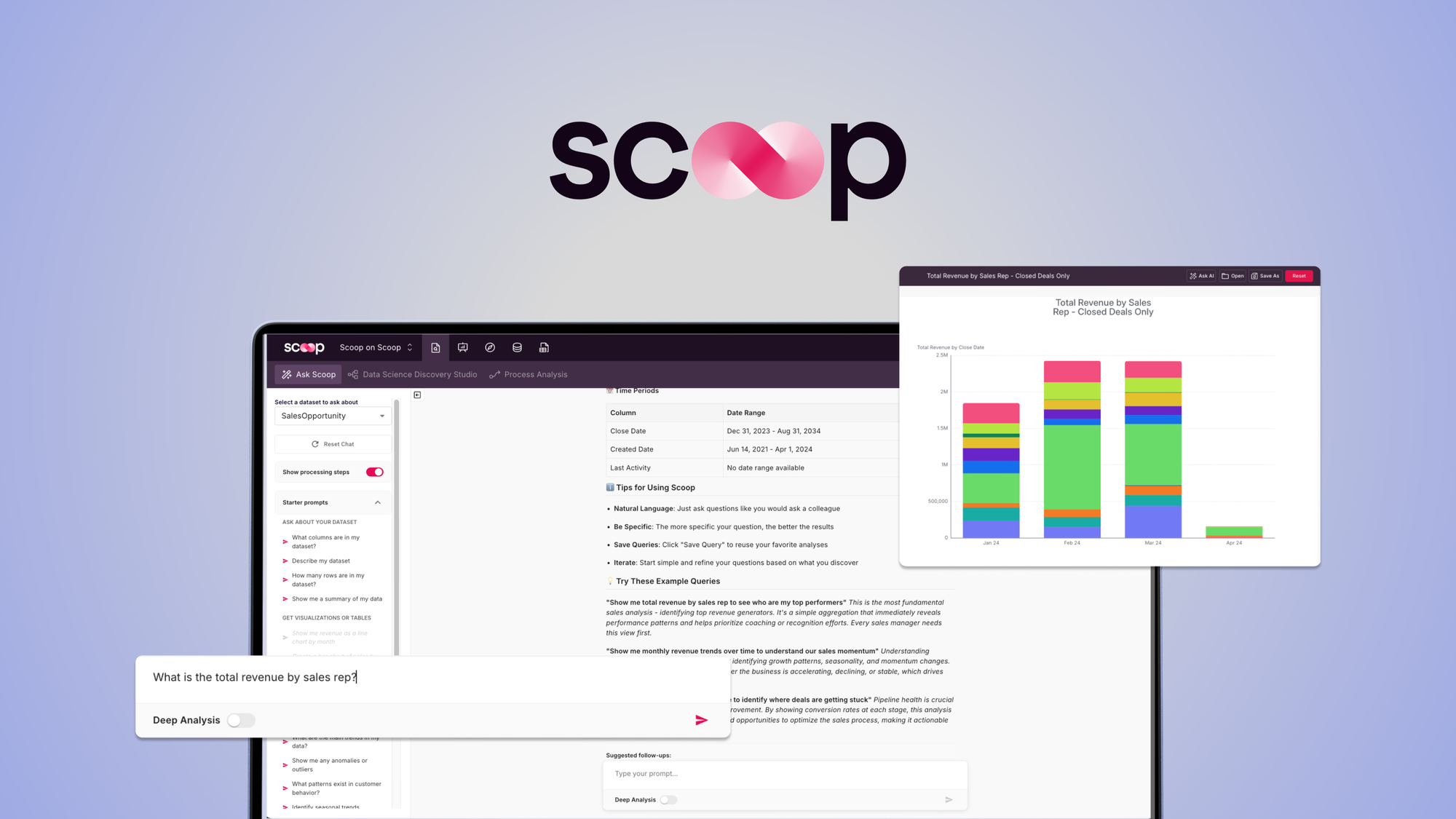 Scoop-Analytics Lifetime Deal - Data Analysis Software Tool