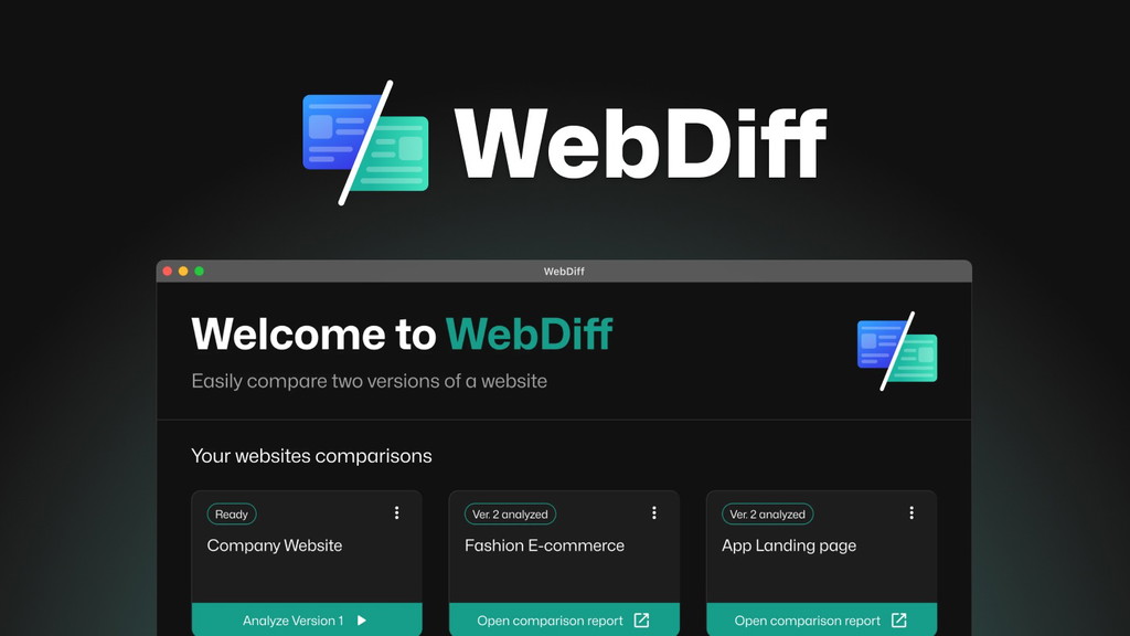 Webdiff Lifetime Deal