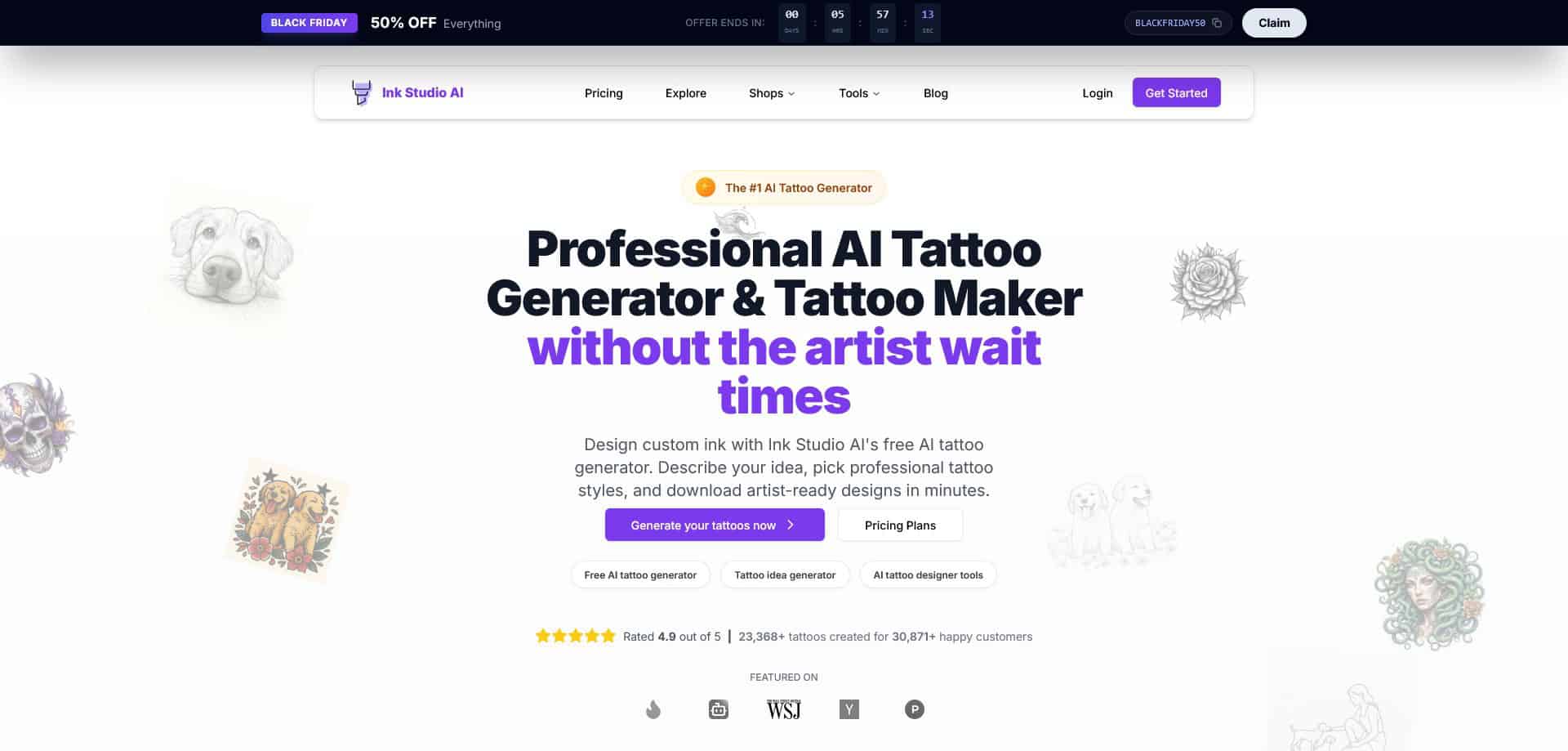 Ink Studio AI Discount Deal