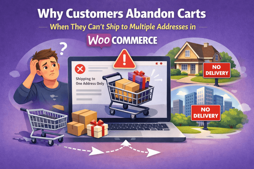 Why customers abandon carts when they can’t ship to multiple addresses