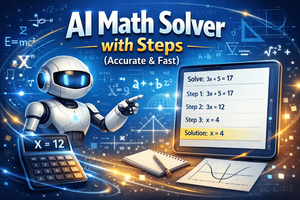 AI Math Solver with Steps (Accurate & Fast)