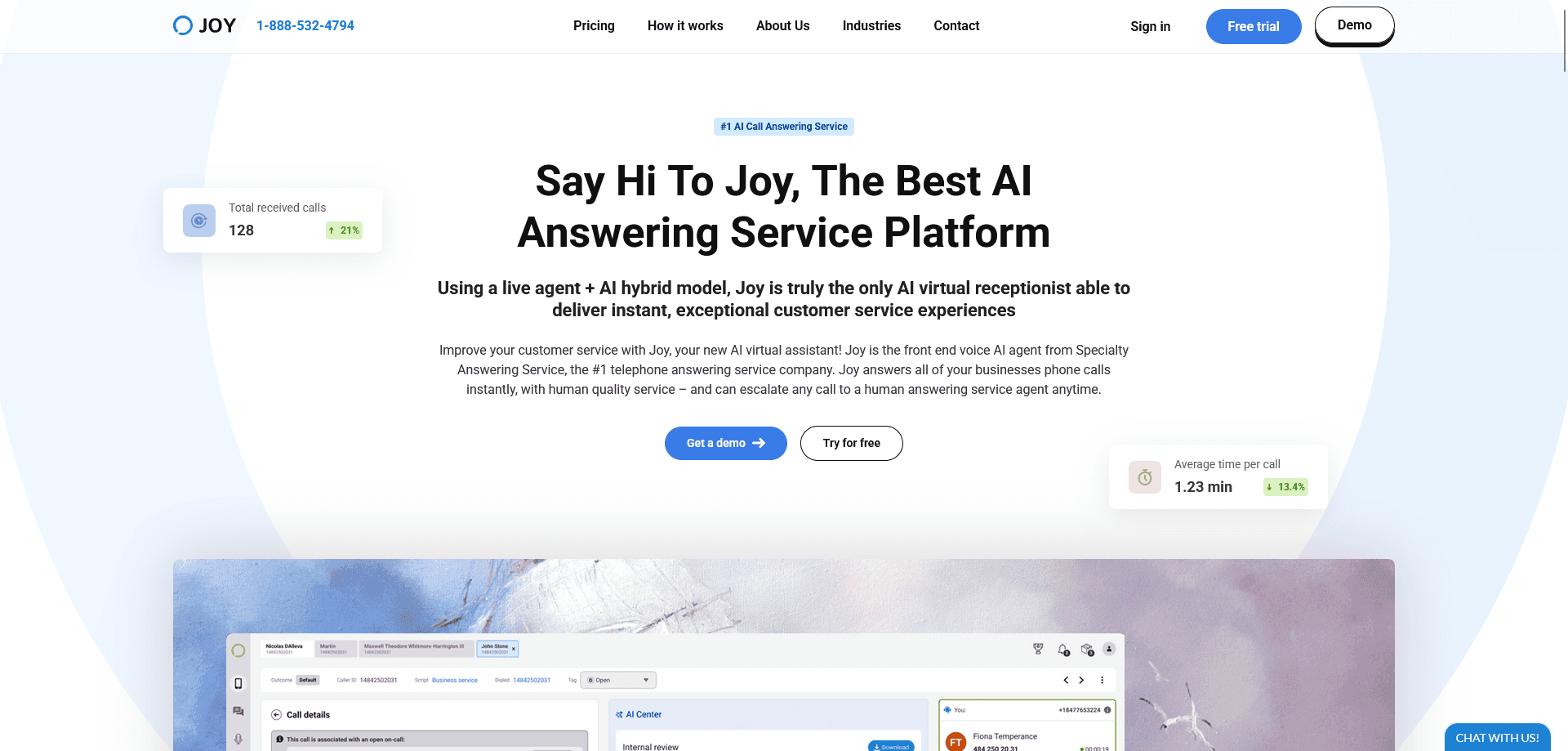 Joy AI Discount Deal - The Best Answering Service Platform