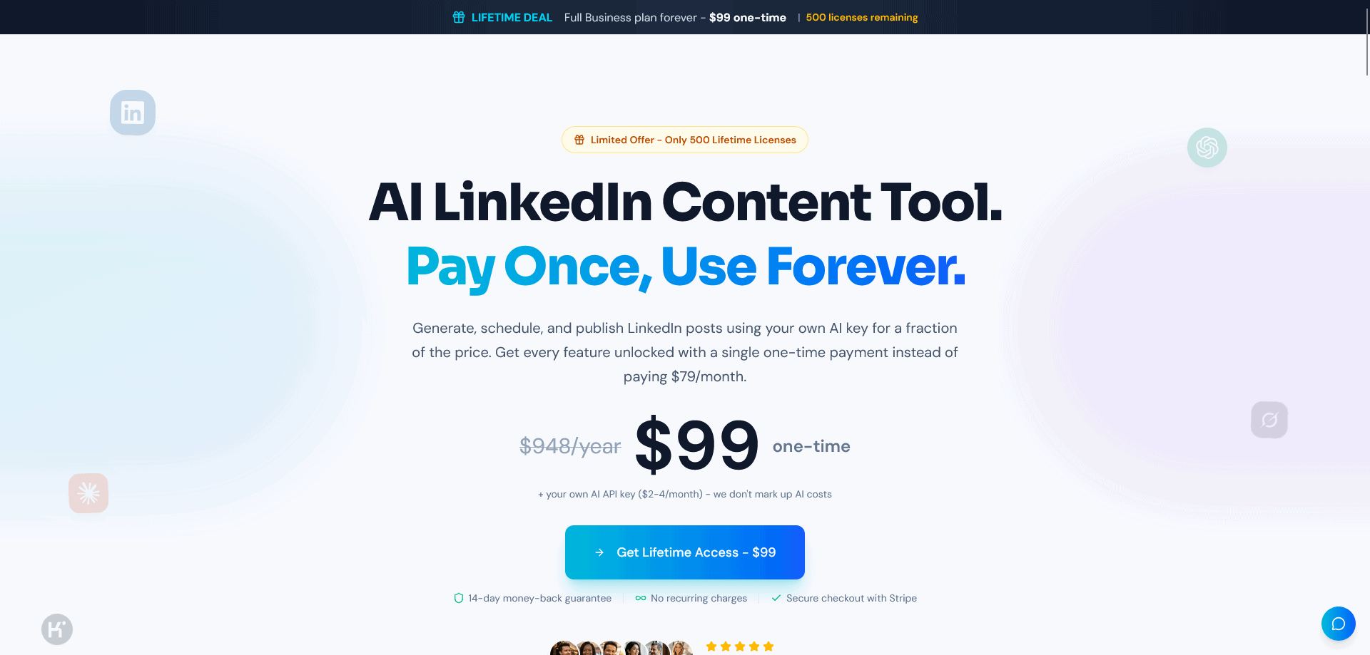 LinkedGrow Lifetime Deal - AI-Powered LinkedIn Content Platform